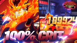 F2P Players will HATE this!!! *NEW* 100% CRIT ENDEAVOR SUPPORT CARD My Hero Academia Strongest Hero