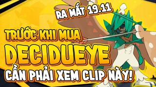 Pokemon Unite | Phải Xem Clip Này Trước Khi Mua Pokemon Mới Decidueye  |  Meta Game (Quân Unite)