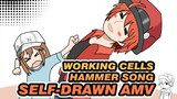 Hammer Song For Multiple Characters | Working Cells Self-Drawn AMV