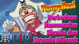 [One Piece] Kompilasi | Perbedaan kemunculan Shanks dan Dracule Mihawk