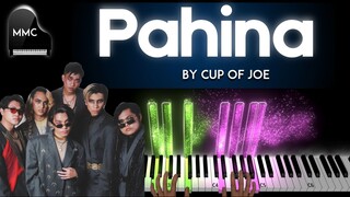 Pahina by Cup of Joe piano cover + sheet music + lyrics