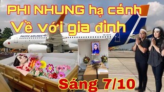 Sáng 7/10 Việt Hương nhận thi hài phi nhung tang lễ gấp rút để đưa thi thể phi nhung về mỹ