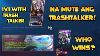 1v1 With Trashtalker | Na Mute Ang Trashtalker | WHO WINS? - MLBB