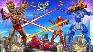 सुपर कार रोबोट Magical Super Car Robot Vs Titan Monster Hindi Kahaniya Comedy कहानी Comedy Video