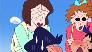 [Crayon Shin-chan] Saudara kembar Kotetsu dan Shinnosuke memiliki reaksi yang persis sama.