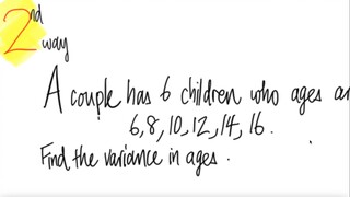 prob stat 2/2 ways: A couple has 6 children whose ages are 6,8,10,12,14,16.