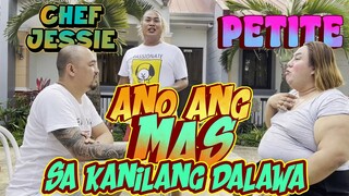 PETITE AND CHEF JESSIE NAG BARDAGULAN SA CHANNEL KO I ATE NEGI