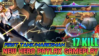 New Hero Phylax Gameplay , Phylax Tank/Marksman - Mobile Legends Bang Bang