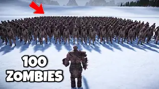 1 GIANT ORC vs 100 ZOMBIES