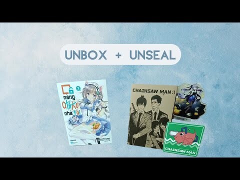 UNBOX/UNSEAL #27: Bóc tem Chainsaw man vol 3 + mở hộp đơn shopee từ AMAK