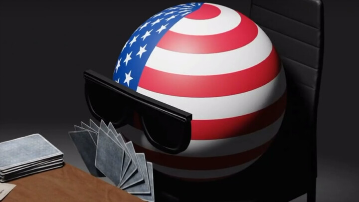 Playing poker, but Polandball