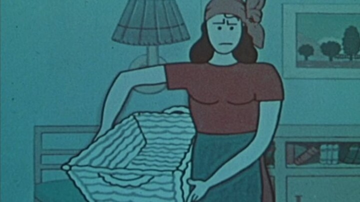 1942 German family science animation on how to do laundry: Laundry Day