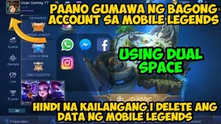 PAANO GUMAWA NG BAGONG ACCOUNT SA MOBILE LEGENDS | EASY METHOD ✓