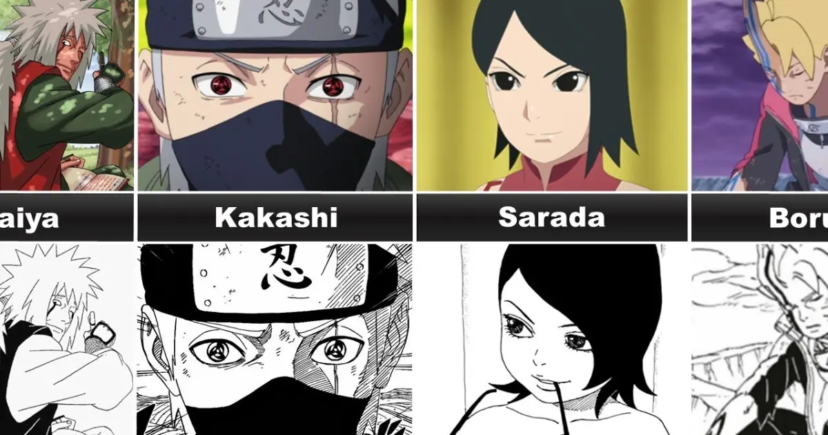 Anime VS Manga In Naruto And Boruto - Bilibili Anime VS Manga In Naruto And Boruto - Bilibili