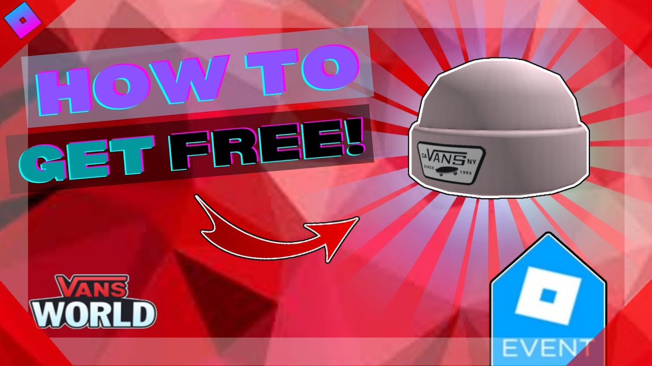 NEW* FREE CODE VANS WORLD + How to get FREE ROBLOX items in Vans World  Event!, ROBLOX New Event