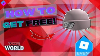 [VANS WORLD EVENT 2021 ENDED!] How to get Vans Pink Milford Beanie for FREE! | Roblox Vans World