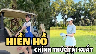 Hiền Hồ chính thức tái xuất sau vụ 'anh em nương tựa', khoe ảnh đi đánh golf nóng bỏng