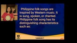 Lesson 1: Philippine Folk Song