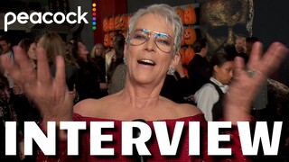 Jamie Lee Curtis Sings "Up With People!" At HALLOWEEN ENDS Premiere | Behind The Scenes Talk