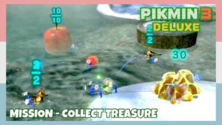 Silver Lake Platinum Medal 100% (Collect Treasure - Side Mission) Pikmin 3 Deluxe