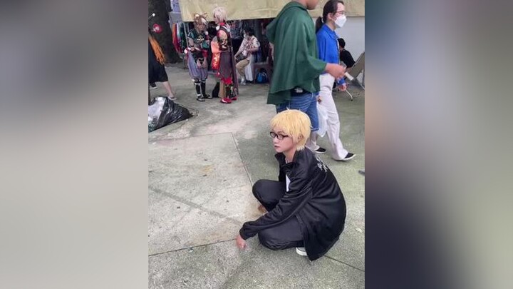 Ủa rồi mắc gì ghen tị? 😜 tsuki tsukishima tsukishimakei cosplay anime manga festival japan kageyama