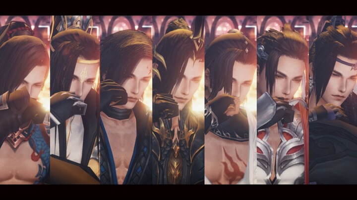 [Jiansan MMD] 7A Boys Group (Jianwang 3 10th Anniversary)