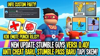 NEW UPDATE STUMBLE GUYS 0.40! 3 SKIN LEGEND, STUMBLE PASS BARU YG SKEM & ANTI CHEAT! - Stumble Guys