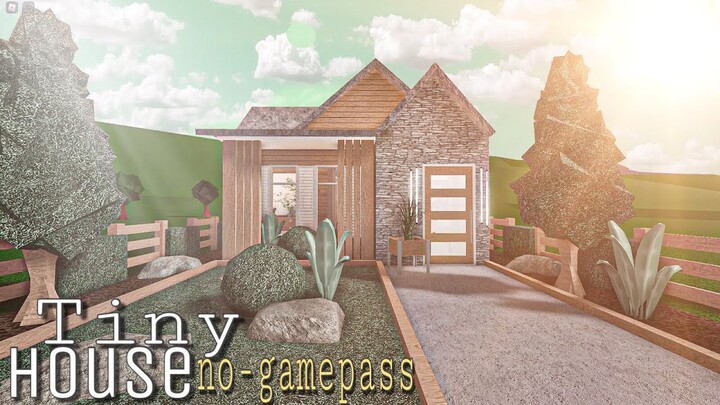 ROBLOX BLOXBURG: Tiny house no-gamepass (15k) || House build