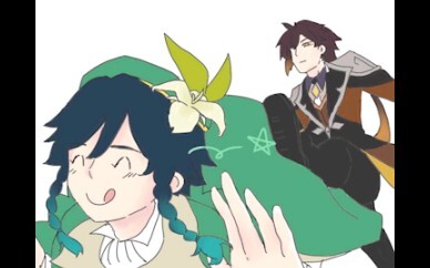 【原神】帝诗俩的kiss唾
