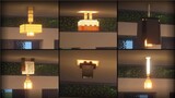 ⚒️[Minecraft Tutorial]: 20+ Ceiling Light Build Hacks & Ideas