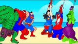 Rescue SHE HULK PREGNANT, SUPER-GIRL, SPIDER-GIRL From JOKER Part2: Who Is The King Of Super Heroes?