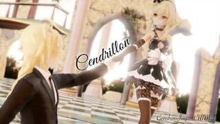 【MMD/Genshin Impact】 Cendrillon (サンドリヨン) Eng Sub - 4K 60FPS - Aether & Lumine