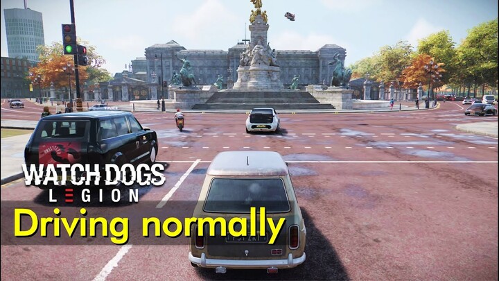 Tower of London to Buckingham Palace - Driving normally | Watch Dogs: Legion (2030s London)