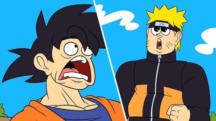 GOKU vs Dattebayo! - NARUTO SHIPPOOP