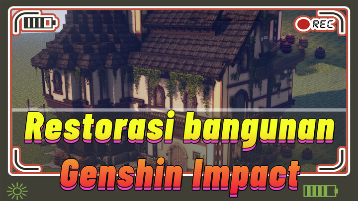Restorasi bangunan Genshin Impact