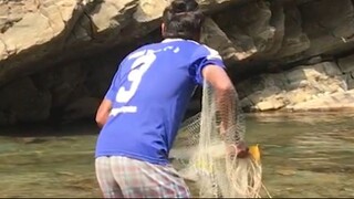 cast net fishing in Nepal | asala fishing | himalayan trout fishing |