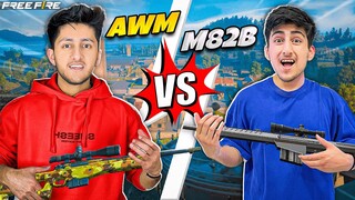 Awm Vs M82b Craziest 1 Vs 1 😂 Free Fire Unban ? - Garena Free Fire