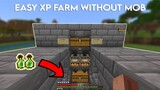 How to Make XP Farm in Minecraft Bedrock 1.18 without Mob