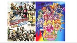 Kamen Rider Decade: All Riders VS Dai-Shocker x Precure All Stars DX Comparison