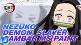 Nezuko Demon Slayer | Gambar MS Paint_3
