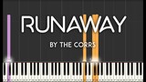 Runaway by The Corrs synthesia piano tutorial | lyrics | free sheet music