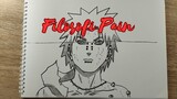 Filosofi Pain / Menggambar Pain Akatsuki dari Anime Naruto
