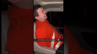 He couldn't hold in his poop in the car 💀🤢 | #tiktok eazyblakeoven_ #shorts