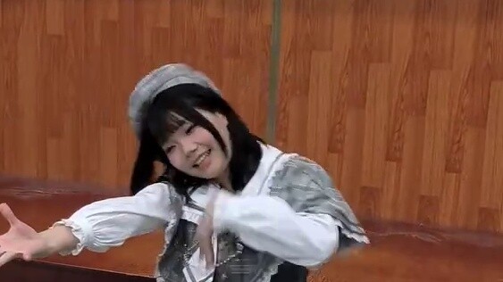 The home dancer was called on stage by her class teacher at the New Year's Eve party and asked to da