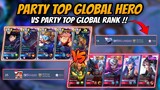 Baru Login Langsung Nabrak Penjoki Global😫 Top Global Meta Ciki Vs Party Top Global Rank🔥