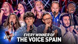 Blind Auditions of every WINNER of The Voice Spain 🇪🇸🏆