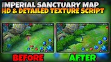 HD & Detailed Texture For Imperial Sanctuary Map | Working on High Graphics Only | Mobile Legends
