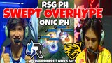 RSG PH SWEPT OVERHYPE ONIC PH | FULLGAME HIGHLIGHTS | MPL PH S13 WEEK 5 DAY 1