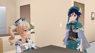 Tell Aether that he is pregnant | [MMD] Genshin Impact Animation