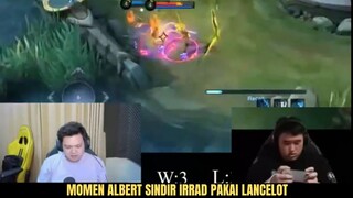 ALBERT NYINDIR IRRAD PAKAI LANCE ??